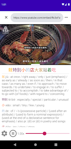 Android application Langtern Chinese - 汉语 screenshort