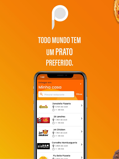 Android application Prato Digital screenshort