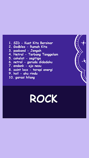 Android application Jumpa Rock Offline screenshort