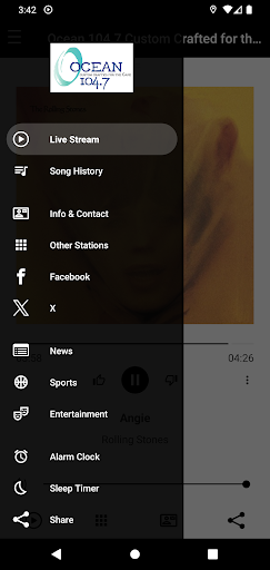 Ocean 104.7 - WOCN Screen 3