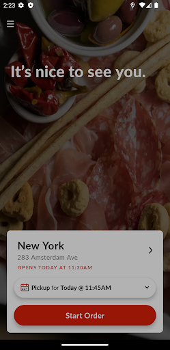 Android application Salumeria Rosi Parmacotto screenshort