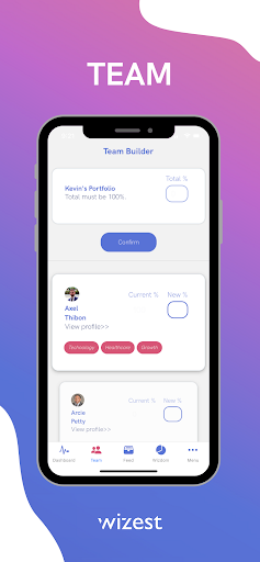 Wizest–Invest with Experts Screen 3