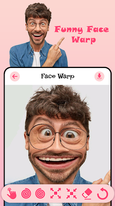 Funny Face Warp: Face Changerのおすすめ画像4