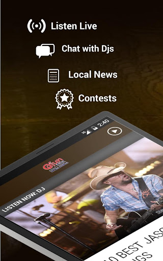 Screenshot of Cajun Radio
