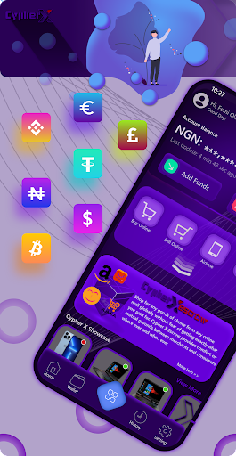 Android application Cypher X screenshort
