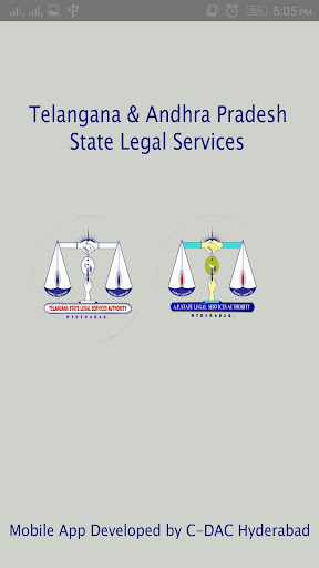 Android application AP & Telangana Legal Services screenshort