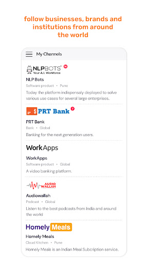 Android application follow screenshort
