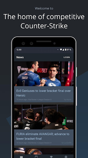 HLTV.org Screenshot 1 - AppWisp.com