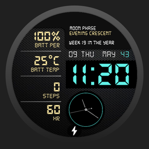 G002 Digital Watch Face Logo