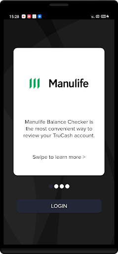 Android application Manulife Balance Checker screenshort
