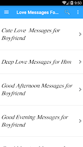 Love Messages For Boyfriend