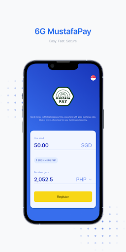 Android application 6G Mustafa Pay screenshort