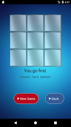 Tic Tac Toe Screen 2