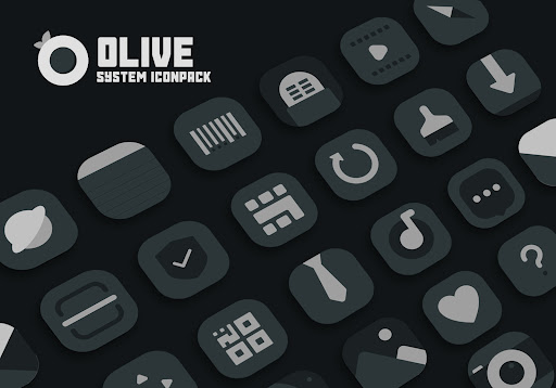 Olive Icon pack Screen 3