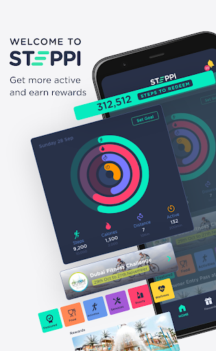 Android application STEPPI screenshort