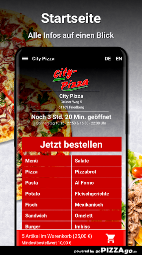 City Pizza Friedberg Screen 2