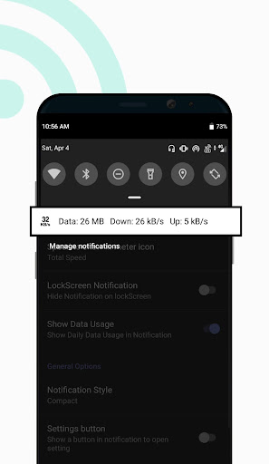 Internet Speed Indicator Lite Screen 2