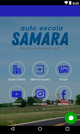 Android application Autoescola Samara screenshort