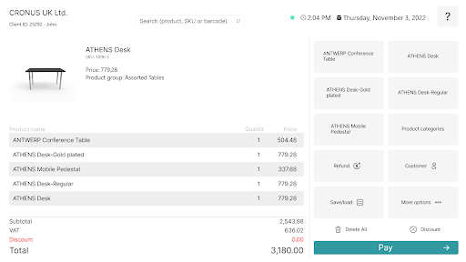 Android application POS365 screenshort