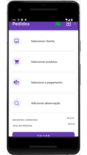 Pedidos Móveis Screen 3