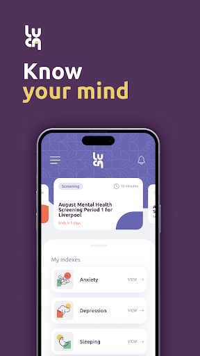 Android application Luca Health screenshort