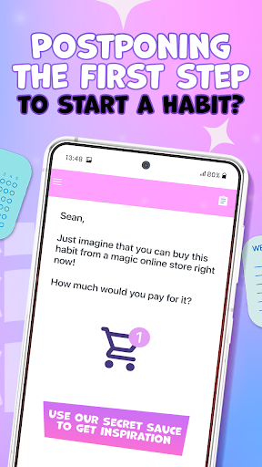 Habit Challenge & Tracker Screen 2
