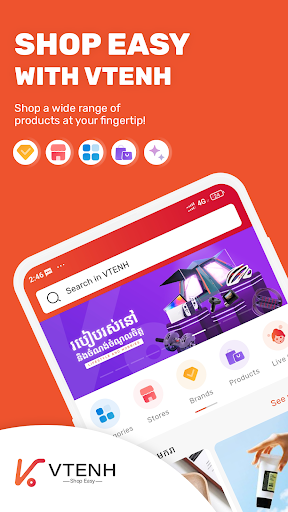 Android application VTENH – Shop Easy screenshort