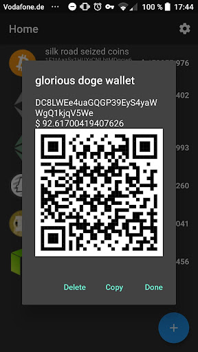 Bitcoin QR Scanner - Coin View Screen 2