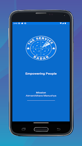 Android application Service Radar:Self-Reliance screenshort