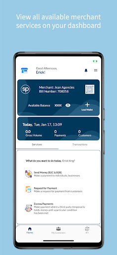 Android application SasaPay Merchant screenshort