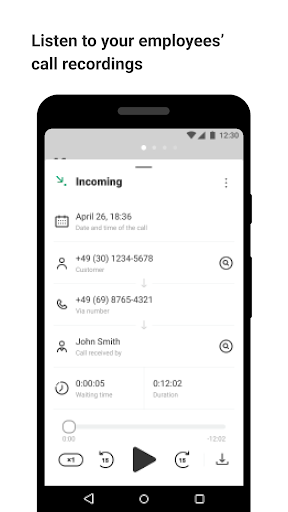 Android application Virtual PBX screenshort
