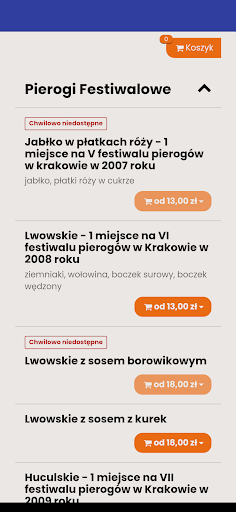Android application Królestwo Pierożka screenshort