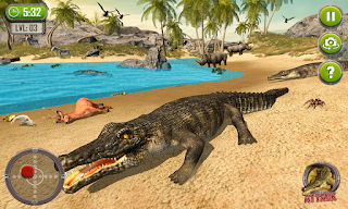 Hungry Animal Crocodile Attack - Screenshot 1