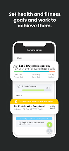 The Natural Coach App Screen 3
