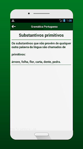 Gramática Portuguesa Screen 3