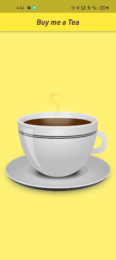 Android application Buy me a Tea screenshort