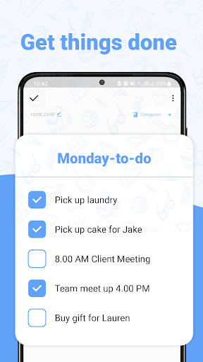 To Do List - Schedule Planner Screen 2