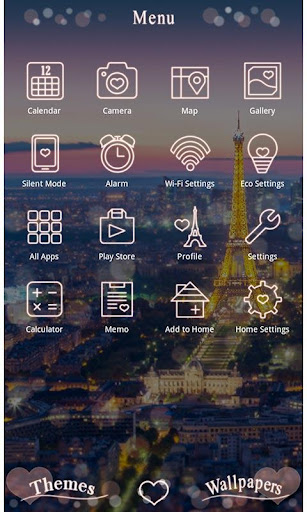 Beautiful Theme-Night in Paris Screen 2