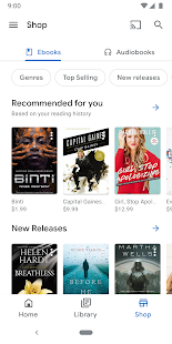 Google Play Libros Screenshot