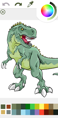 Dinosaurs Coloring Book Dinoのおすすめ画像1