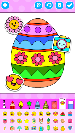 Game screenshot Easter Egg Coloring Pages apk download
