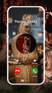 Hantu Pocong Gundul fake call
