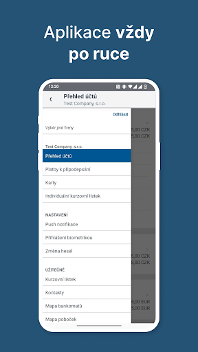 BUSINESS 24 Mobilní banka Screen 2