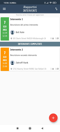 iRapportini Screen 2