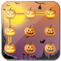 Halloween Pattern Lock Screen