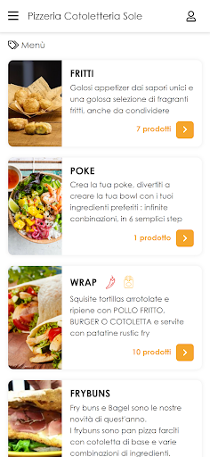 Pizzeria Cotoletteria Sole Screen 2