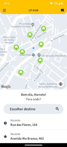Android application UP Mob screenshort