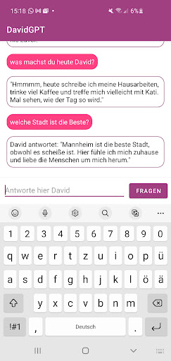 DavidGPT Screen 2