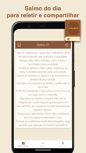 Android application Salmo do Dia - Livro de Salmos screenshort