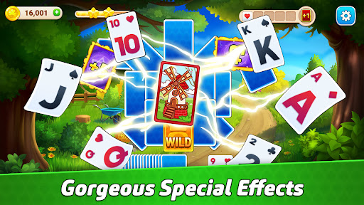 Android application Solitaire TriPeaks: Christmas screenshort